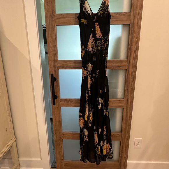 Zara Black Floral Maxi Dress - Picture 3 of 7
